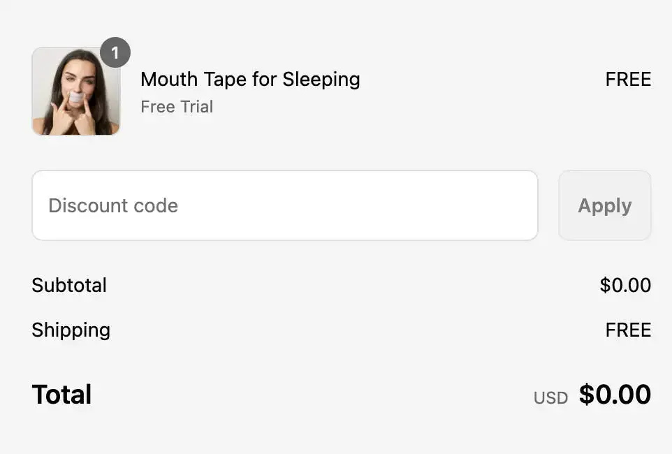 FREE Dream State Mouth Tape Sample – Try a 3-Day Supply for Free!